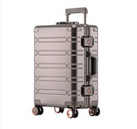 Large Capacity Aluminium Luggage Set with Carry-On & Check-In Options