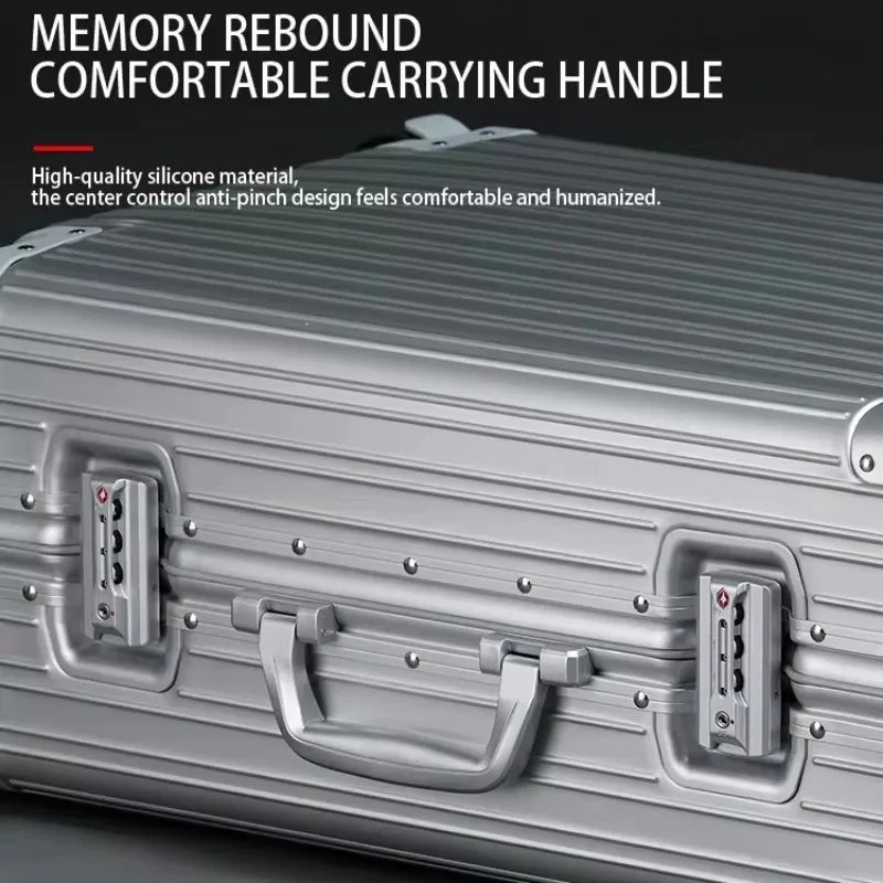 Aluminium-Magnesium Alloy Luggage with Spinner Wheels & TSA Lock