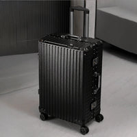 Aluminium Frame Luggage Case with Spinner Wheels & USB Charging Port