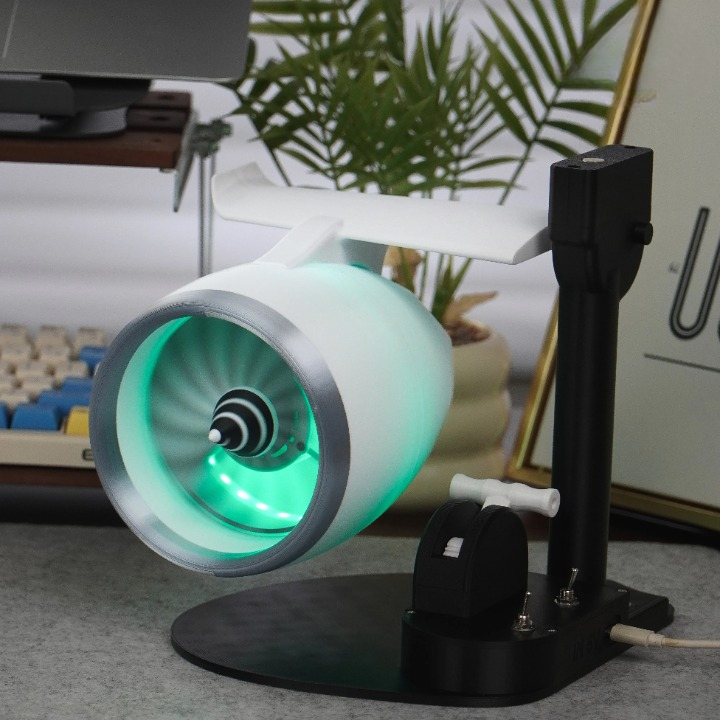 Turbojet Fan-Style Mist Humidifier with RGB Lighting – AeroMist