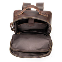 Leather Anti-Theft Laptop & Business Backpack for Men