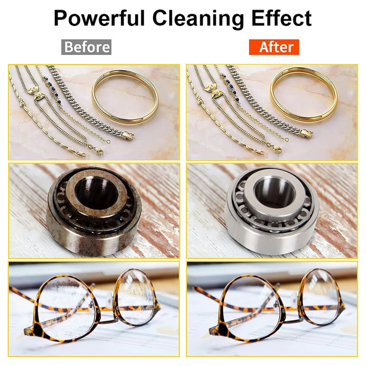 Ultrasonic Glasses Cleaner 40kHz Stainless Steel Jewellery Cleaning Machine – ClearWave