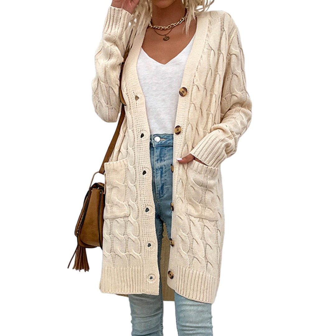 Ladies' knitted cardigan with pockets – Noelle
