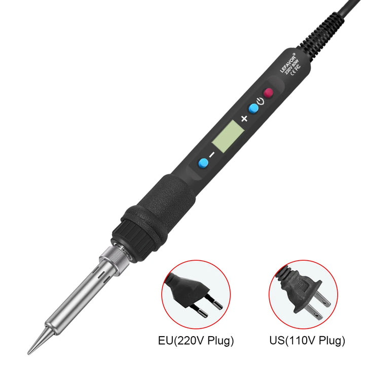 Digital Display 80W Soldering Iron Set with Adjustable Temperature – Fusion