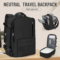 Cabin-Size Travel Backpack with Shoe and Wet Bag Compartments