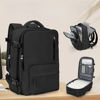 Cabin-Size Travel Backpack with Shoe and Wet Bag Compartments