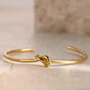 Gold Knot Bangle | Twisted Design