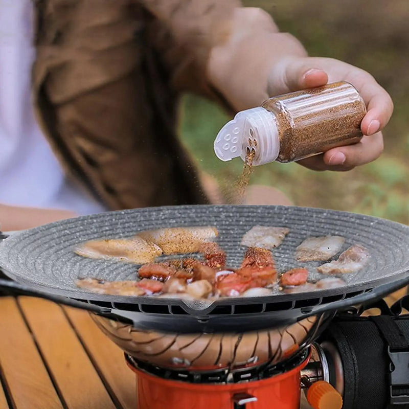 Portable Aluminium Grill Pan with Handles for Camping & BBQ – Arlo