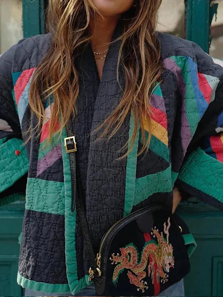 Striped Ladies' Jacket for Autumn – Amélie