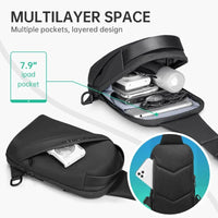 Compact Waterproof Crossbody Sling Bag for Men