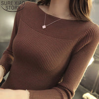 Ladies' knitted jumper with boat neckline – Maris