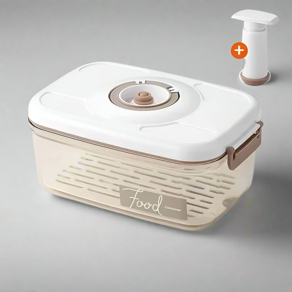 Food Vacuum Storage Box Transparent Container with Hand Pump – FreshLock