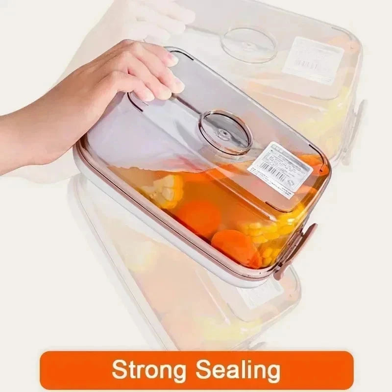 Food Vacuum Storage Box Transparent Container with Hand Pump – FreshLock