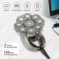 6-in-1 Waterproof Men’s Electric Shaver with 9D Floating Heads & Grooming Kit – MultiTrim