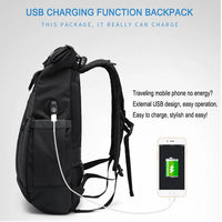 Large-Capacity Waterproof Laptop & Travel Backpack for Men