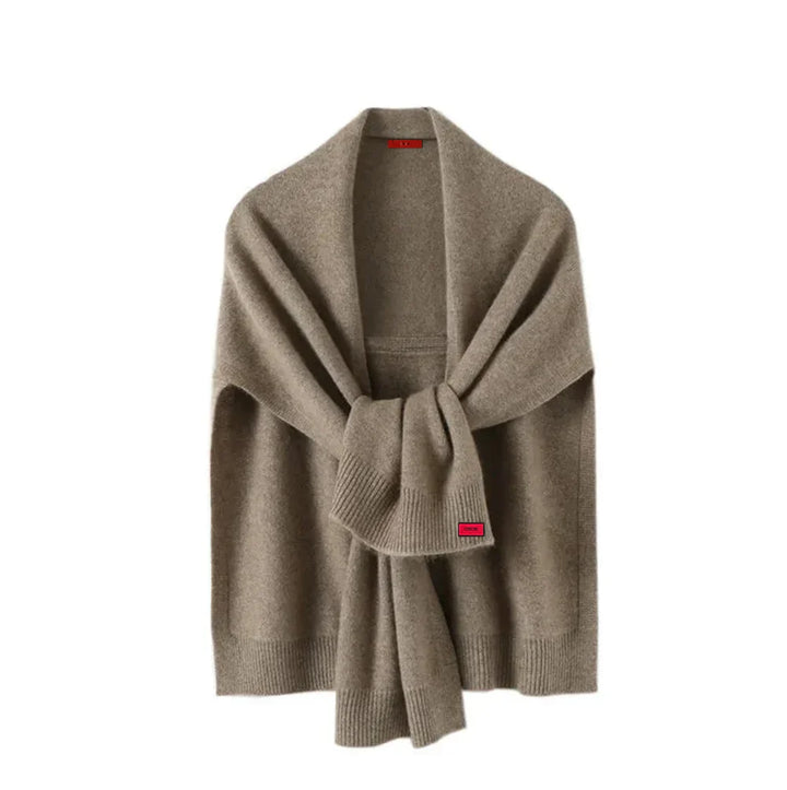 Ladies' knitted cape made of soft material – Lorena