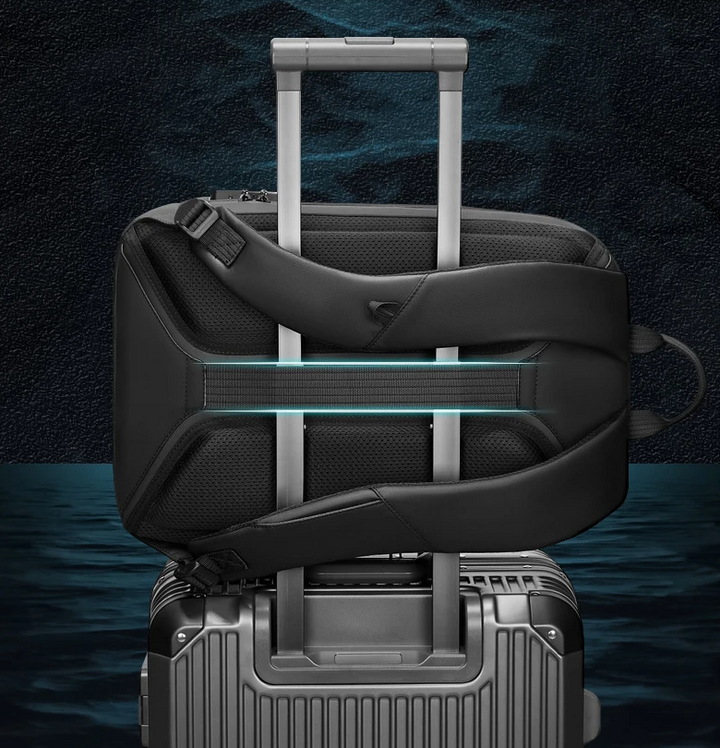 Expandable Waterproof Laptop & Anti-Theft Travel Backpack with USB Port