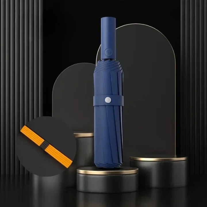 Automatic Windproof Folding Umbrella with UV Protection