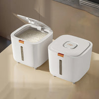 Rice Storage Box 5–10kg Airtight Moisture & Insect Resistant with Measuring Cup – GrainSafe