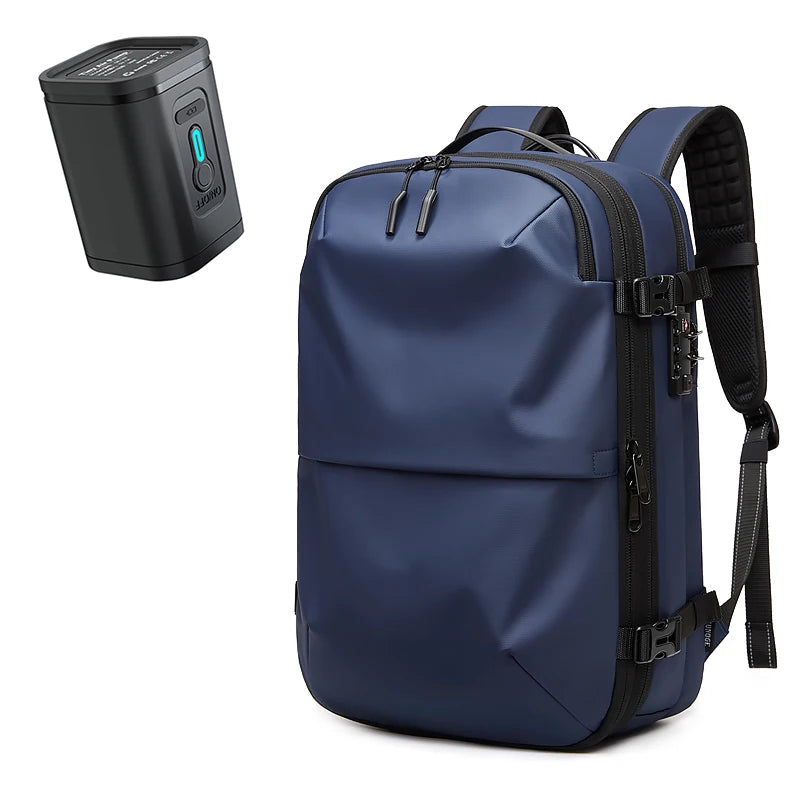 Expandable Waterproof Laptop & Vacuum Compression Travel Backpack
