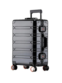 Large Capacity Aluminium Luggage Set with Carry-On & Check-In Options