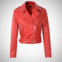 Vegan Ladies' Leather Jacket – Alivra Autumn Edition