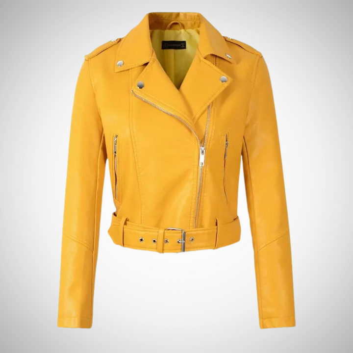 Vegan Ladies' Leather Jacket – Alivra Autumn Edition