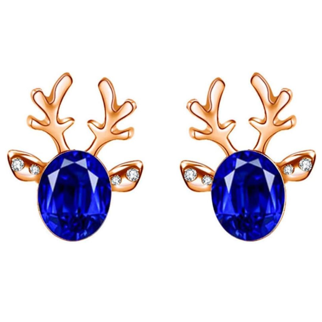 Christmas Reindeer Stud Earrings | Festive Women's Jewellery