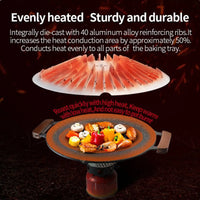 Portable Aluminium Grill Pan with Handles for Camping & BBQ – Arlo