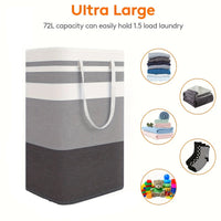 75L Large Laundry Hamper with Handles & Collapsible Design – Solen