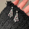 CHRISTMAS TREE TASSEL EARRINGS - Festive Women's Jewellery