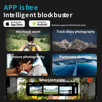 3-Axis Smartphone Gimbal Stabiliser with AI Tracking & Face Detection – Alvion