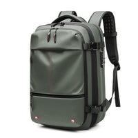 Expandable Waterproof Laptop & Vacuum Compression Travel Backpack