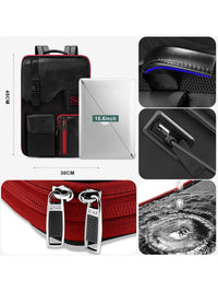 Slim Expandable Waterproof Laptop & Anti-Theft Travel Backpack