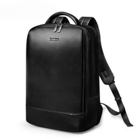 Full-Grain Leather Backpack with 17 Inch Laptop Compartment