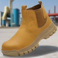 Men's waterproof safety work boots with steel toe & wide fit – Magnus