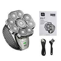 6-in-1 Waterproof Men’s Electric Shaver with 9D Floating Heads & Grooming Kit – MultiTrim