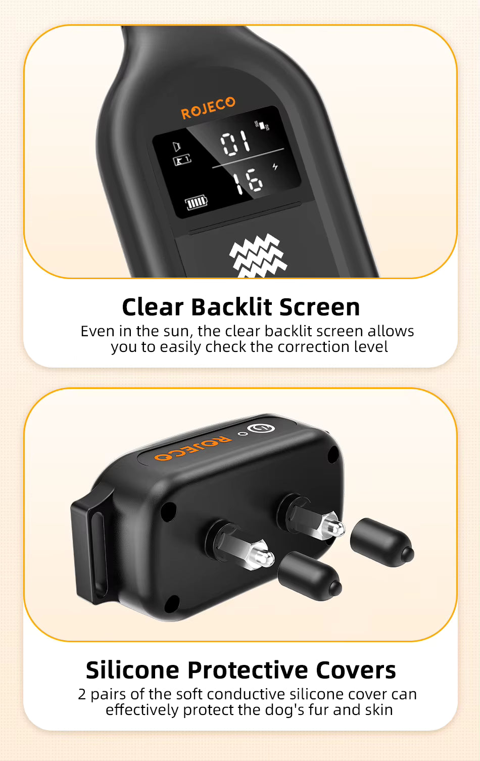 Electric Dog Training Collar with 1000m Remote & Waterproof Design – PetTrainer