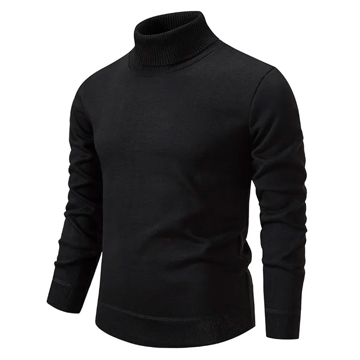 Soft & Comfortable Men's Roll Neck Jumper made of Cotton - Jonas