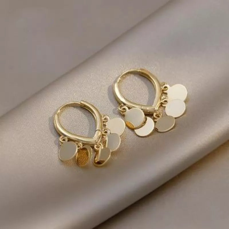 Golden Boho Hoop Earrings