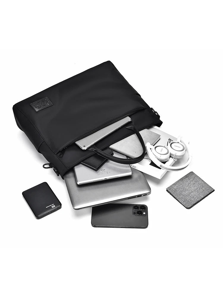 Men’s Waterproof Laptop Shoulder Bag with Kangaroo Pattern Design