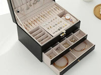 Multilayer Leather Jewellery Box | Organised and Stylish Storage