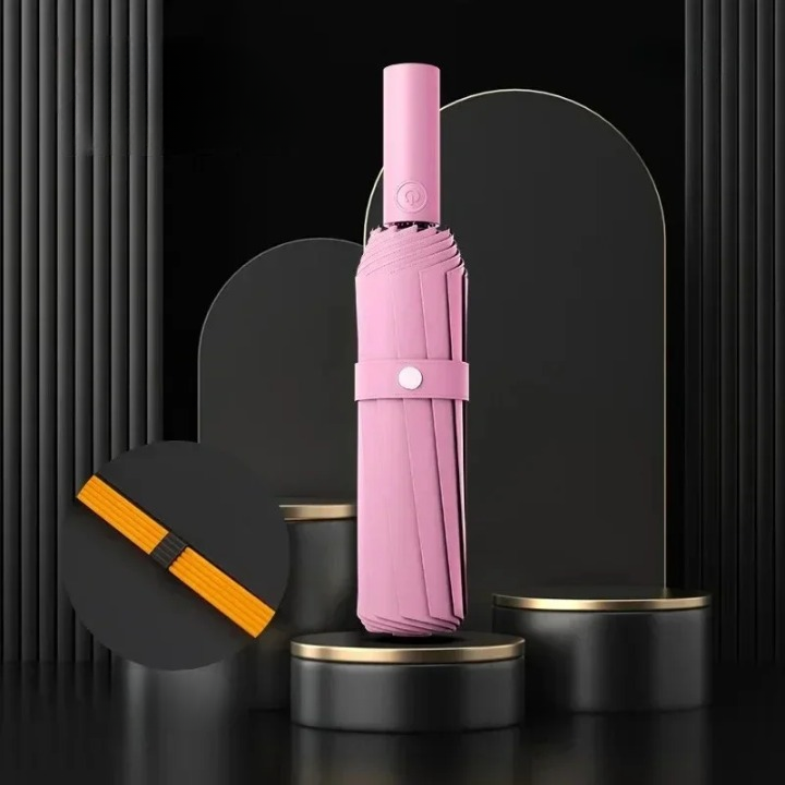 Automatic Windproof Folding Umbrella with UV Protection