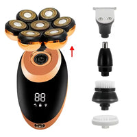 7D Floating Electric Shaver with 5-in-1 Grooming Kit & Waterproof Design – FlexEdge