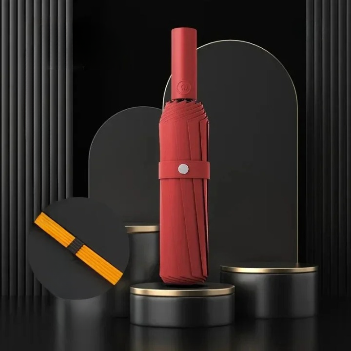 Automatic Windproof Folding Umbrella with UV Protection