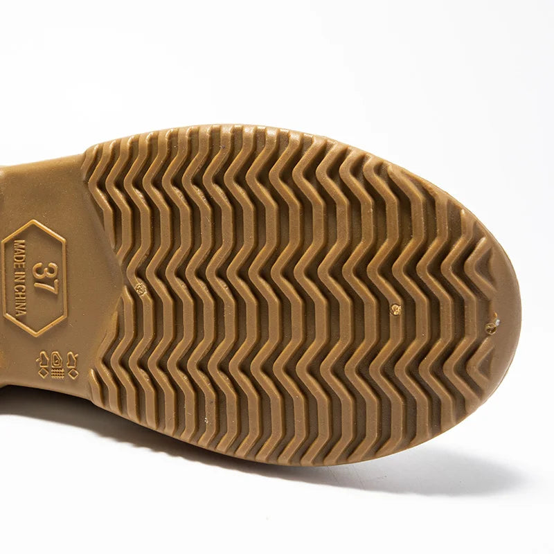 Ladies' mid-height waterproof rain boots with anti-slip sole – Nivara