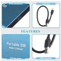 Ultra-Fast External SSD - SpeedDrive Pro
