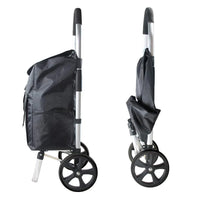 Foldable Aluminium Shopping Trolley – CarryEase