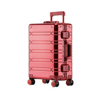Large Capacity Aluminium Luggage Set with Carry-On & Check-In Options