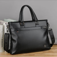 Soft PU Leather Business Laptop Shoulder Bag